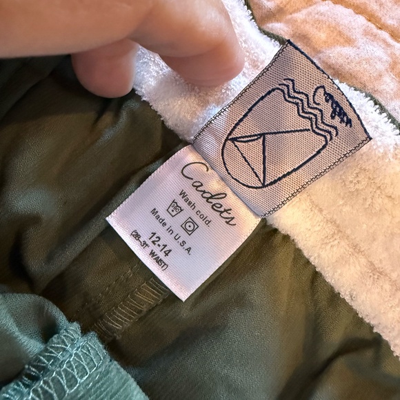 Cadets Boys Corduroy Shorts in Green SZ 12-14 (28-31” Waist) NWT boys - Picture 3 of 3